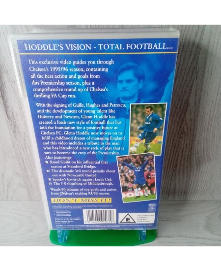 CHELSEA FC 1995-96 SEASON VHS TAPE - RARE RETRO VIDEO FOOTBALL