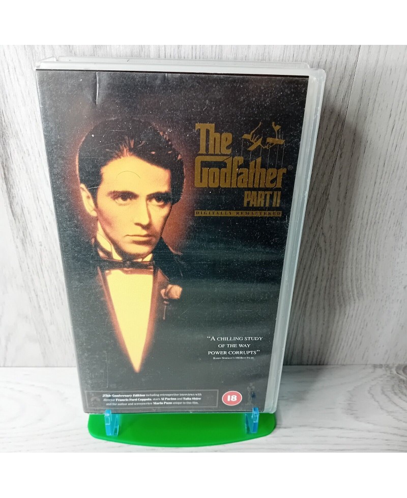 THE GODFATHER PART II VHS TAPE - RARE RETRO MOVIE SERIES