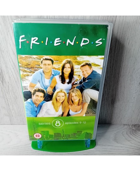 FRIENDS SERIES 8 EPISODES 9.12 VHS TAPE - RARE RETRO MOVIE SERIES COMEDY