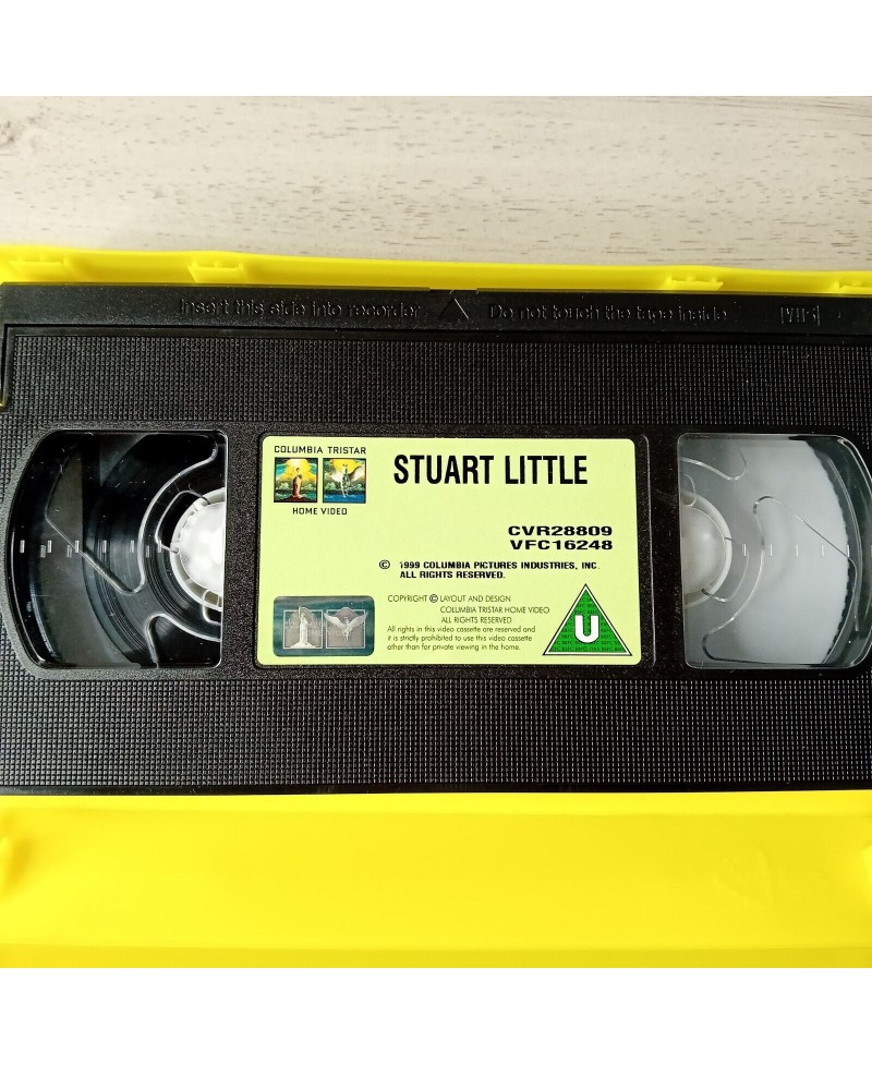 STUART LITTLE VHS TAPE - RARE RETRO MOVIE KIDS VINTAGE