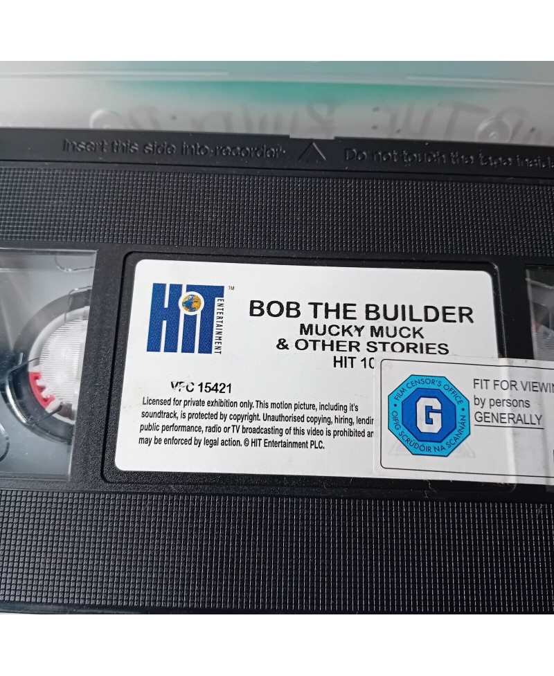 BOB THE BUILDER MUCKY MUCK VHS - RARE RETRO VINTAGE SERIES