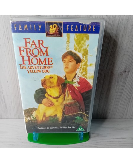 FAR FROM HOME YELLOW DOG VHS - RARE RETRO VINTAGE MOVIE