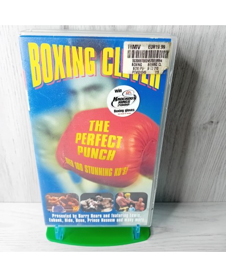 BOXING CLEVER THE PERFECT PUNCH 100 KOS VHS - RARE RETRO VINTAGE