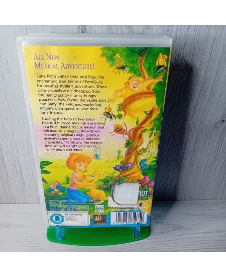FERN GULLY THE MAGICAL RESCUE VHS - RARE RETRO VINTAGE MOVIE