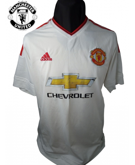 Manchester United Adidas away Jersey 2015 Mens Large UK - Rare Retro Soccer