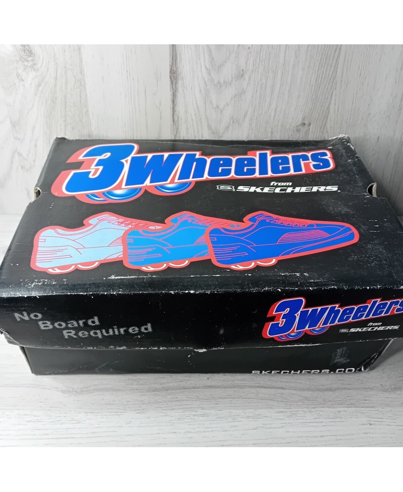 SKECHERS 3 WHEELERS TRAINERS NEW IN BOX - MENS SIZE 7 UK VINTAGE 2002 VERY RARE