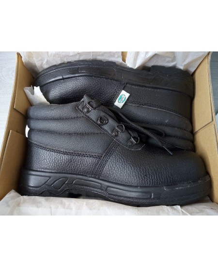 AMIG MENS STEEL TOE WORK BOOTS SIZE 6.5 UK - NEW IN BOX