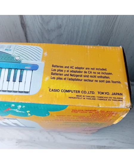 CASIO ML-2 MAGICAL LIGHT KEYBOARD - NEW IN OPENED BOX - RARE RETRO VINTAGE TOY