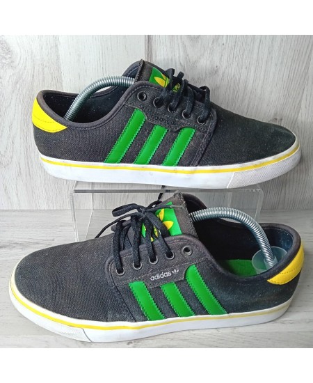 ADIDAS SEELEY BRAZIL TRAINERS MENS SIZE 8.5 UK - VERY RARE RETRO COLLECTORS