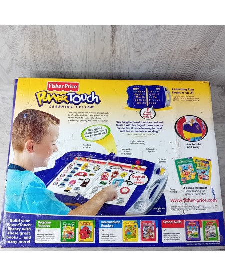 FISHER PRICE POWER TOUCH LEARNING SYSTEM - VINTAGE 2004 RETRO KIDS TOY BRAND NEW
