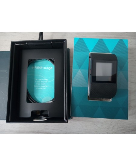 FITBIT SURGE SMART WATCH TRACKER FITNESS SIZE SMALL - SPORTS TRACKING GPS IN BOX