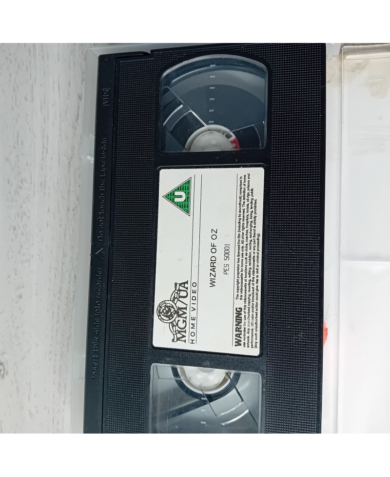 WIZARD OF OZ VHS TAPE - RARE RETRO MOVIE KIDS
