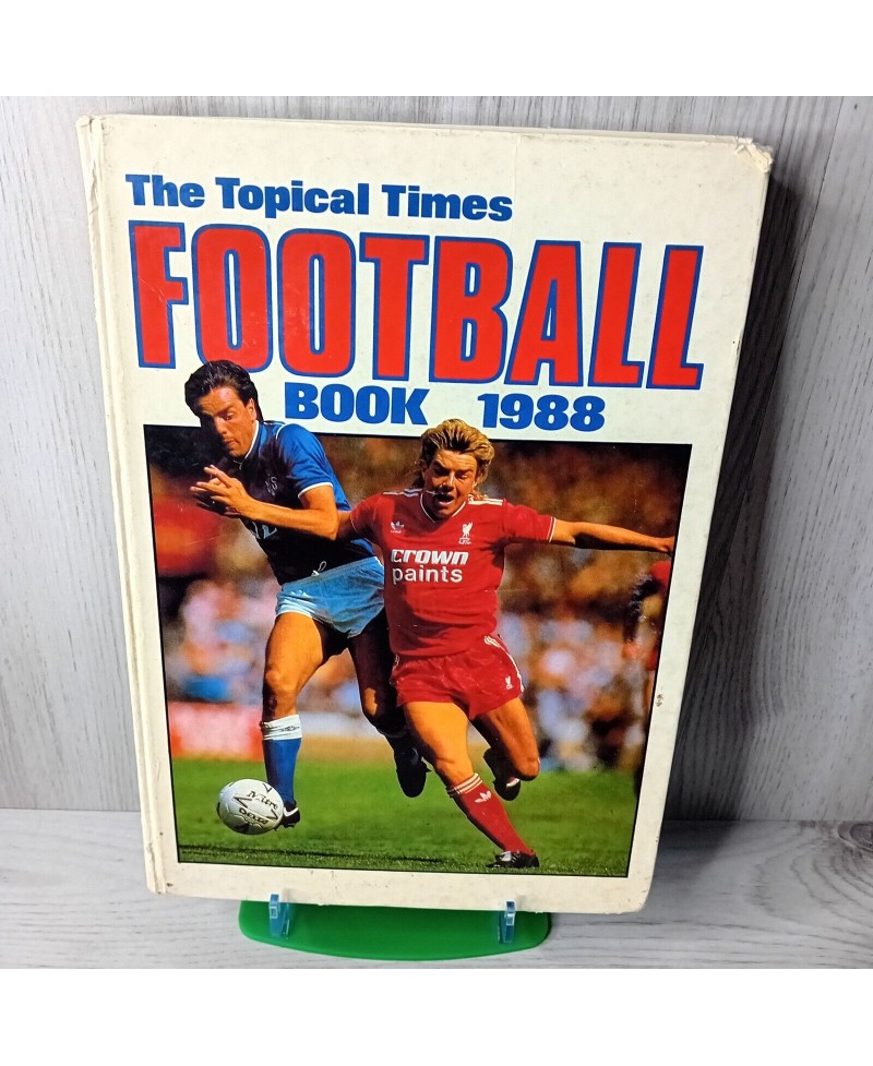 THE TOPICAL TIMES FOOTBALL BOOK 1988 - COLLECTABLE RARE RETRO SOCCER