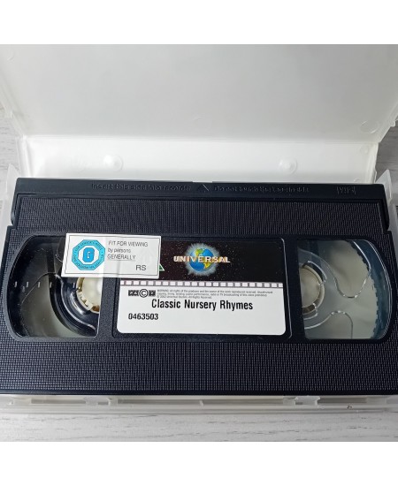 CLASSIC NURSERY RHYMES VHS TAPE - RARE RETRO MOVIE KIDS