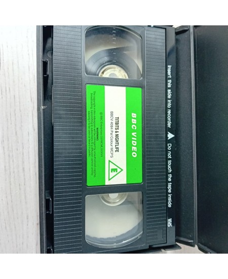 BBC WILDLIFE SPECIALS TITBITS & NIGHT LIFE VHS TAPE - RARE RETRO MOVIE