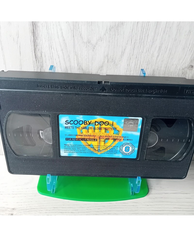 SCOOBY DOO MEETS THE HARLEM GLOBETROTTER VHS TAPE - RARE RETRO MOVIE