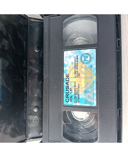 BABYLON 5 CRUSADE VOL 1.01 VHS TAPE - RARE RETRO MOVIE