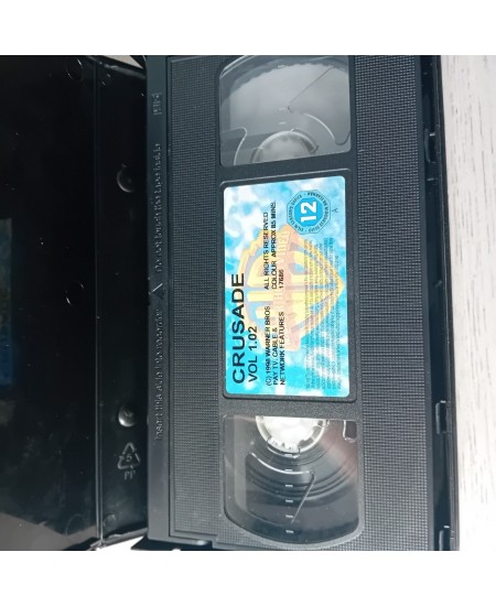 BABYLON 5 CRUSADE VOL 1.02 VHS TAPE - RARE RETRO MOVIE