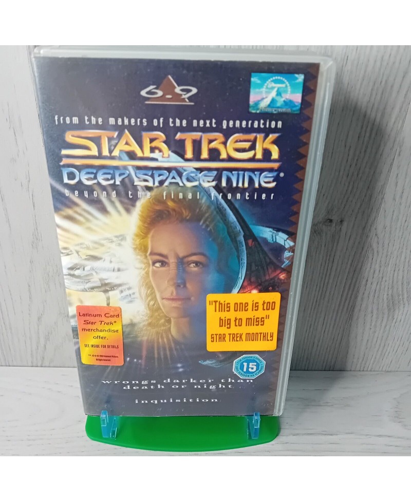 STAR TREK DEEP SPACE NINE VOL 6.9 VHS TAPE - RARE RETRO MOVIE