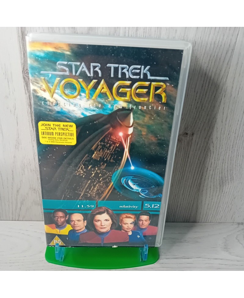 STAR TREK VOYAGER VOL 5.12 VHS TAPE - RARE RETRO MOVIE