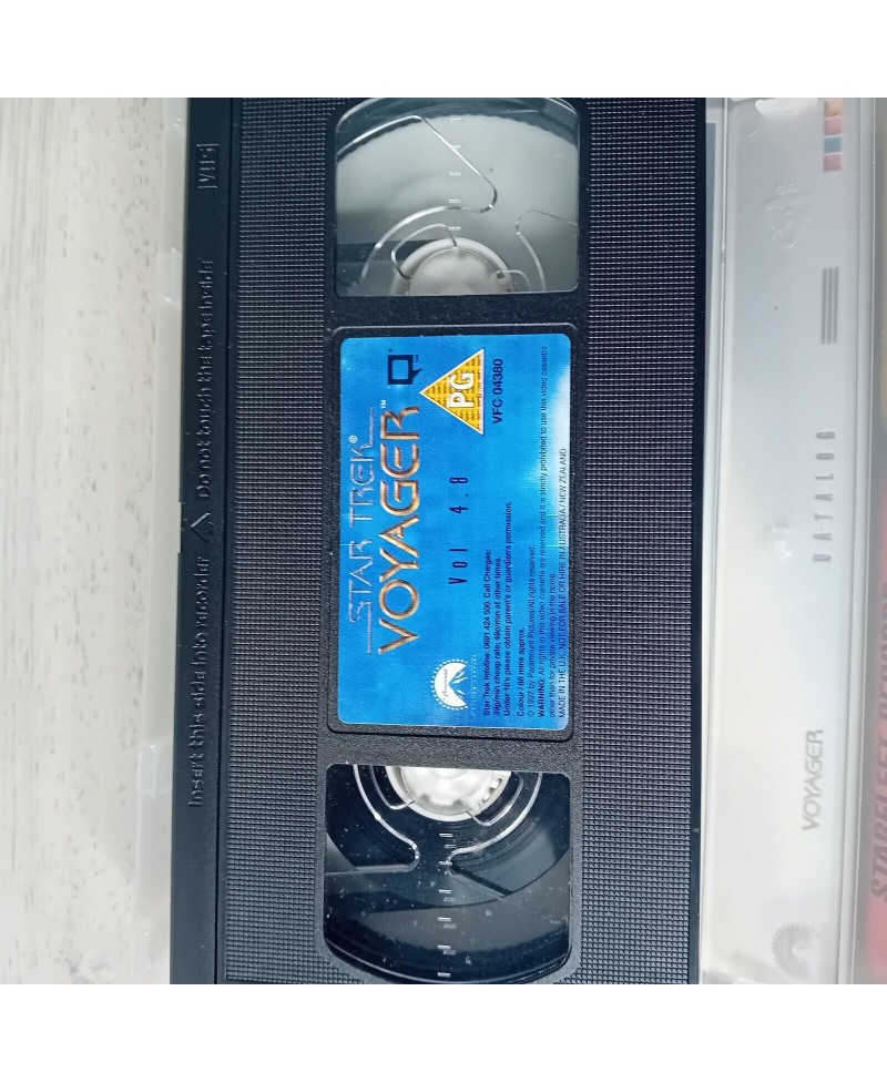 STAR TREK VOYAGER VOL 4.8 VHS TAPE - RARE RETRO MOVIE