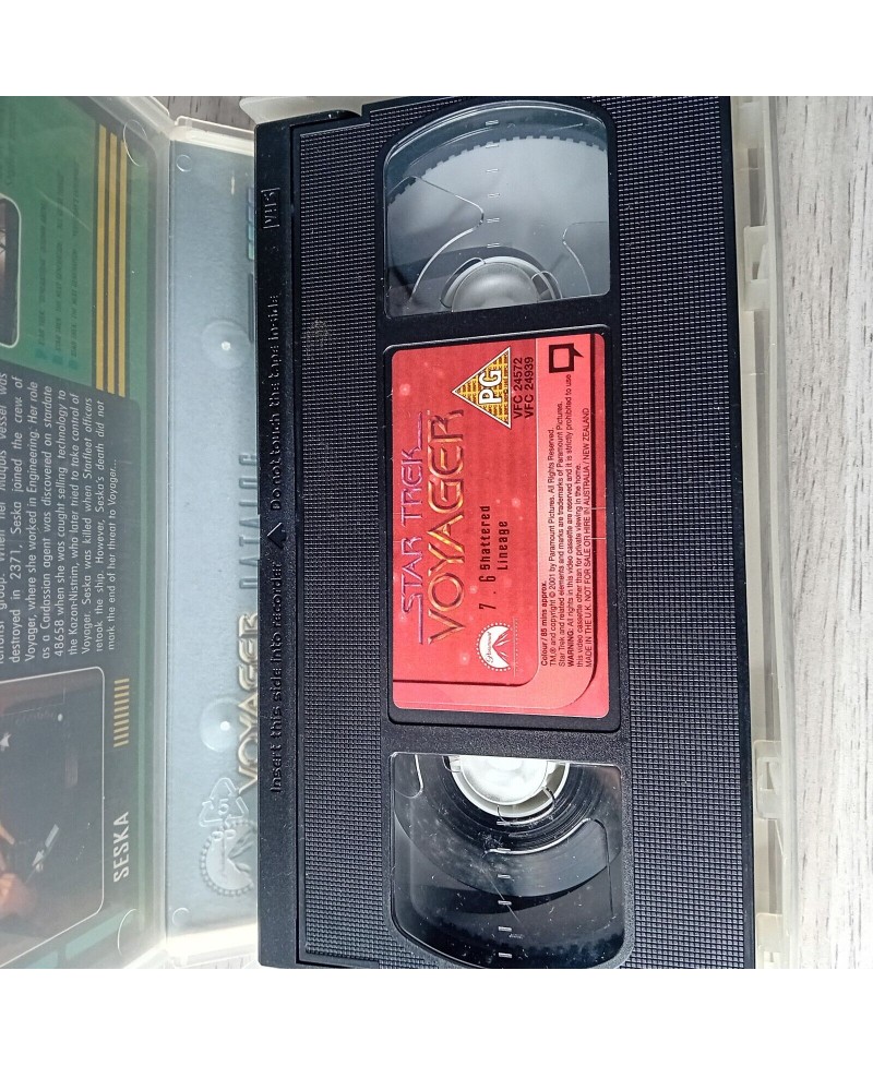 STAR TREK VOYAGER VOL 7.6 VHS TAPE - RARE RETRO MOVIE