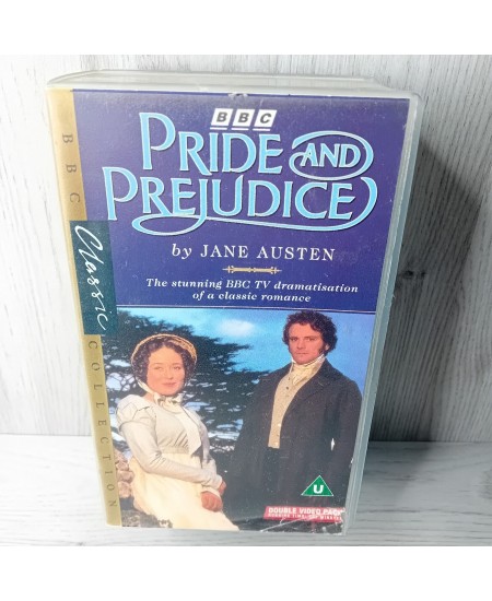PRIDE AND PREJUDICE DOUBLE VHS TAPE - RARE BBC RETRO SERIES