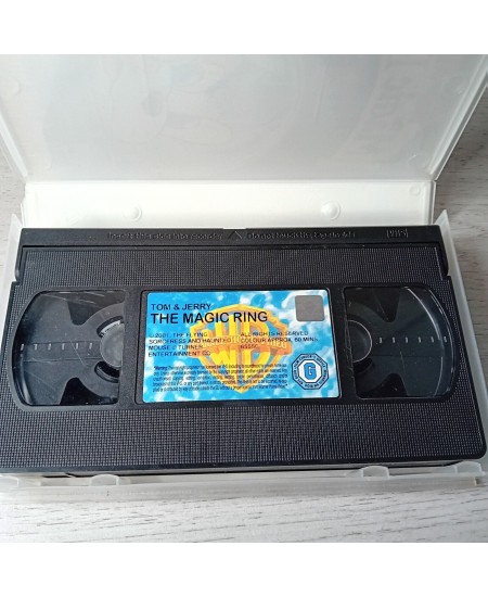 TOM & JERRY THE MAGIC RING VHS TAPE - RARE RETRO MOVIE - V.RARE KIDS CARTOON
