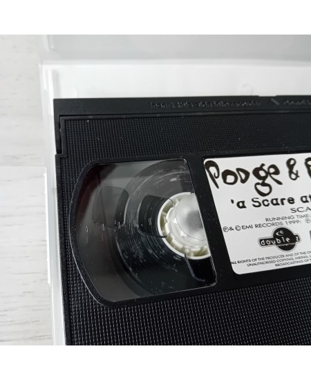PODGE & RODGE A SCARE AT BEDTIME 2 VHS TAPE - RARE RETRO COMEDY - V.RARE RTE