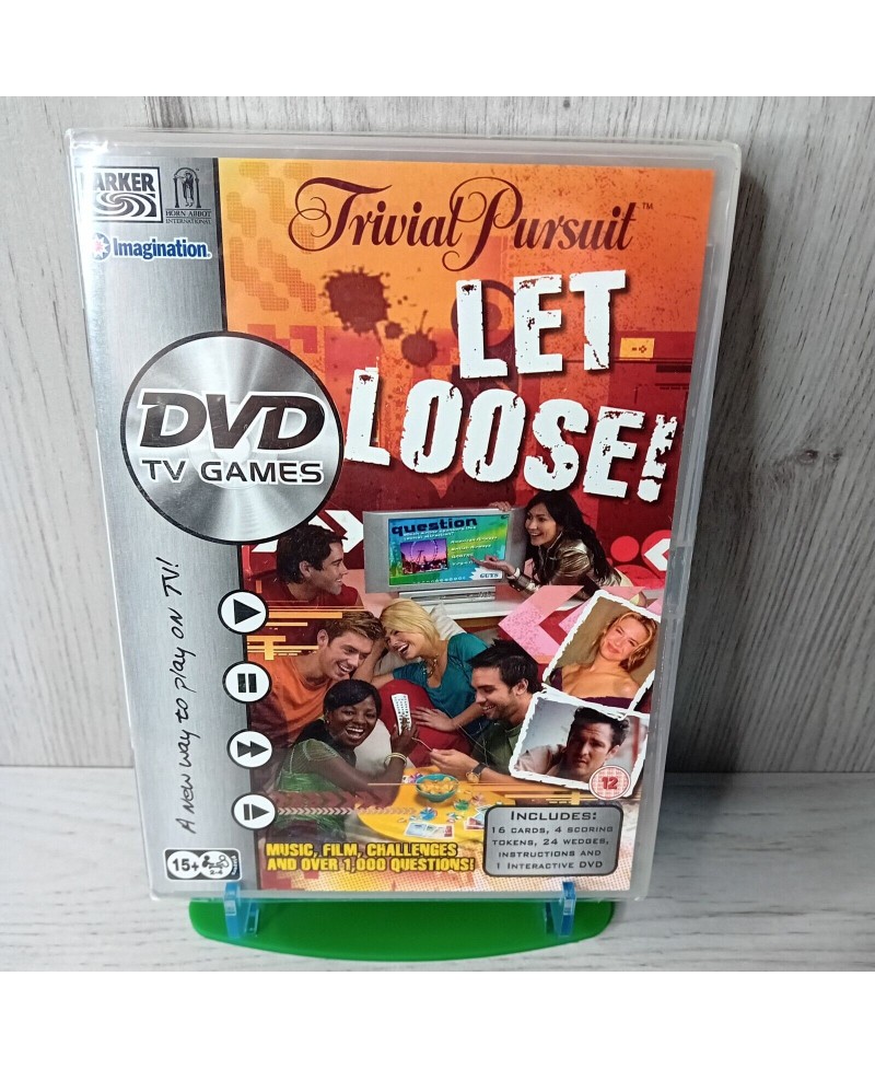 TRIVIAL PURSUIT LET LOOSE DVD GAME - NEW & SEALED