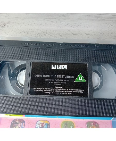TELETUBBIES VHS - RARE RETRO VINTAGE SERIES KIDS 1997 BBC SHOW