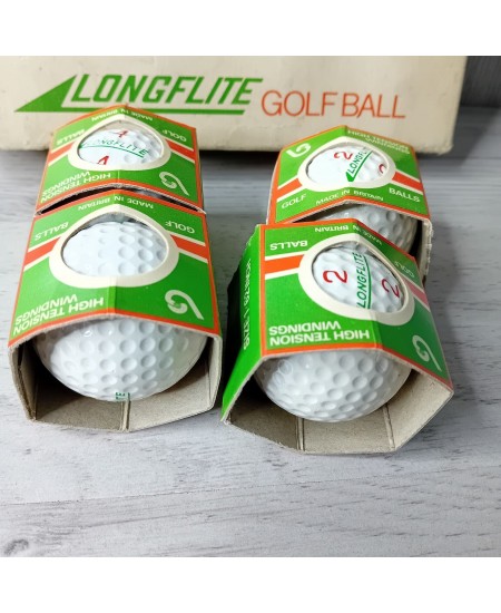 LONGFLITE GOLF BALLS NEW IN BOX SPARK BROOK 1960,S MADE IN ENGLAND - VERY RARE