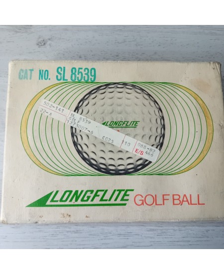 LONGFLITE GOLF BALLS NEW IN BOX SPARK BROOK 1960,S MADE IN ENGLAND - VERY RARE