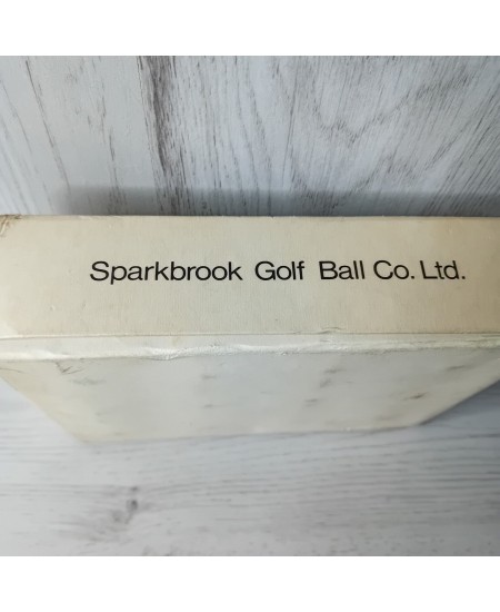 LONGFLITE GOLF BALLS NEW IN BOX SPARK BROOK 1960,S MADE IN ENGLAND - VERY RARE