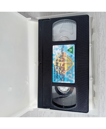 BUGS BUNNYS LUNAR TUNES VHS TAPE - RARE RETRO MOVIE SERIES KIDS