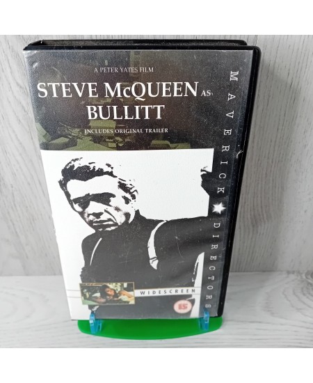STEVE MCQUEEN BULLITT VHS TAPE - RARE RETRO MOVIE SERIES
