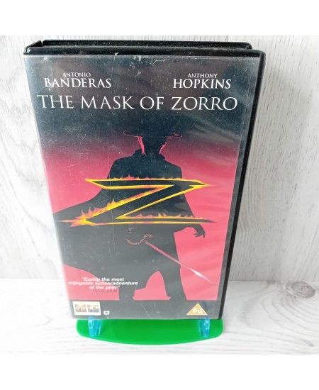 THE MASK OF ZORRO VHS TAPE - RARE RETRO MOVIE SERIES