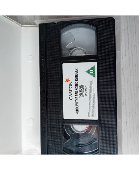 RUDOLPH THE MOVIE VHS TAPE - RARE RETRO MOVIE SERIES KIDS