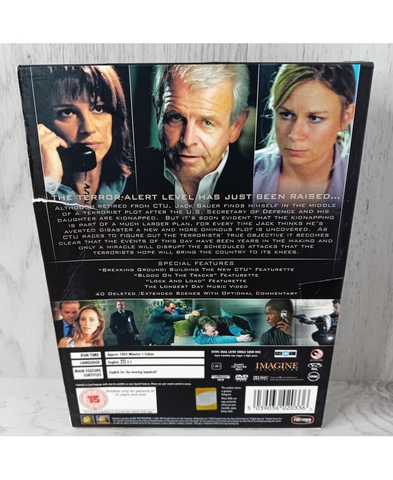 24 SEASON FOUR DVD BOXSET COMPLETE - RARE RETRO SERIES MOVIE
