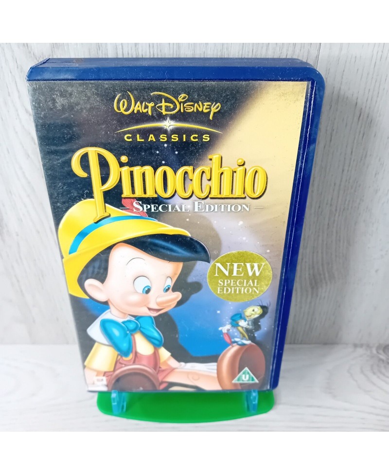 PINOCCHIO SPECIAL EDITION VHS TAPE - RARE RETRO MOVIE SERIES KIDS