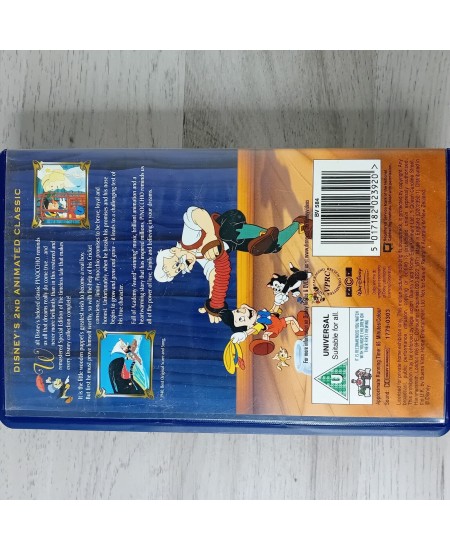 PINOCCHIO SPECIAL EDITION VHS TAPE - RARE RETRO MOVIE SERIES KIDS