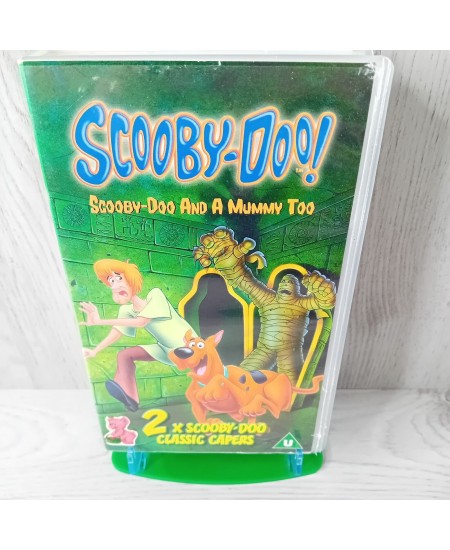 SCOOBY DO AND A MUMMY TOO VHS TAPE - RARE RETRO MOVIE SERIES KIDS