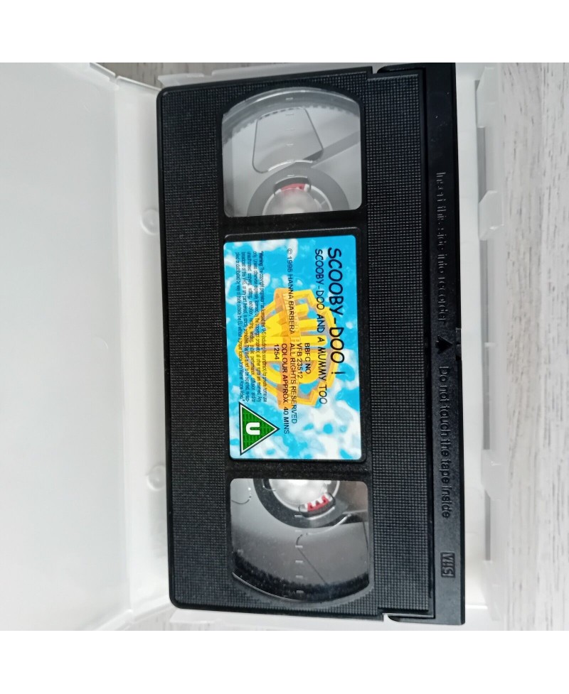 SCOOBY DO AND A MUMMY TOO VHS TAPE - RARE RETRO MOVIE SERIES KIDS