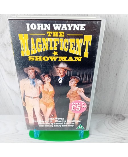 THE MAGNIFICENT SHOW MAN VHS TAPE - RARE RETRO MOVIE SERIES WESTERN