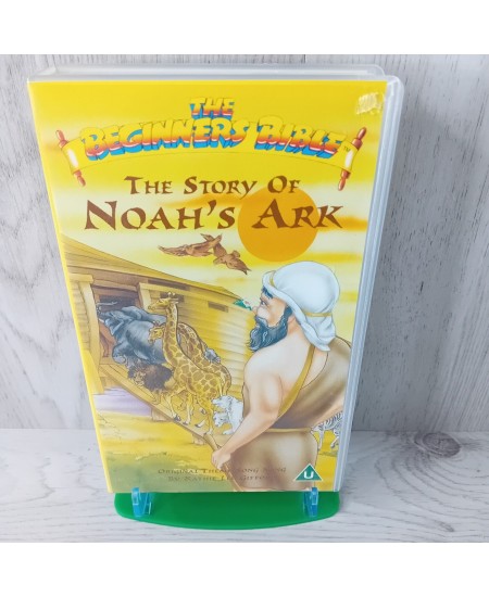 THE STORY OF NOAHS ARK VHS TAPE - RARE RETRO MOVIE SERIES RELIGION
