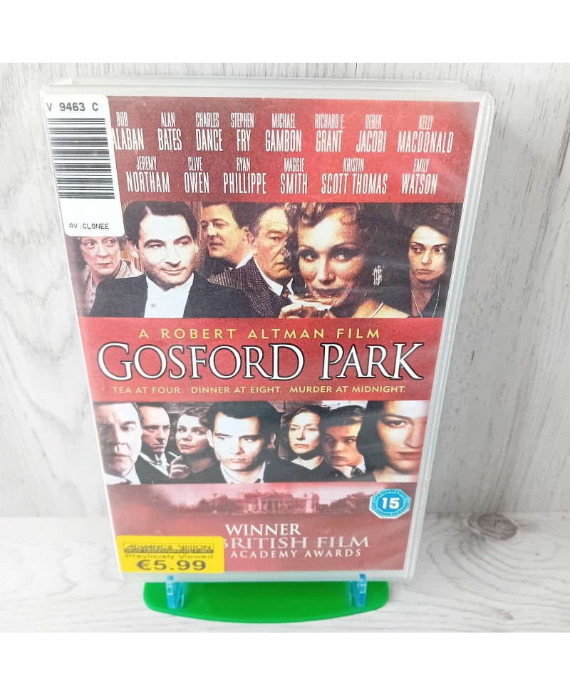 GOSFORD PARK BIG BOX VHS TAPE - RARE RETRO MOVIE SERIES