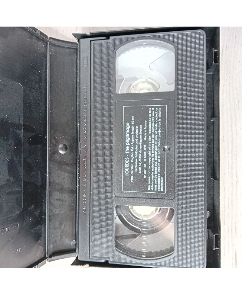LOURDES THE PILGRIMAGE 1999 VHS TAPE - RARE RETRO MOVIE SERIES RELIGION