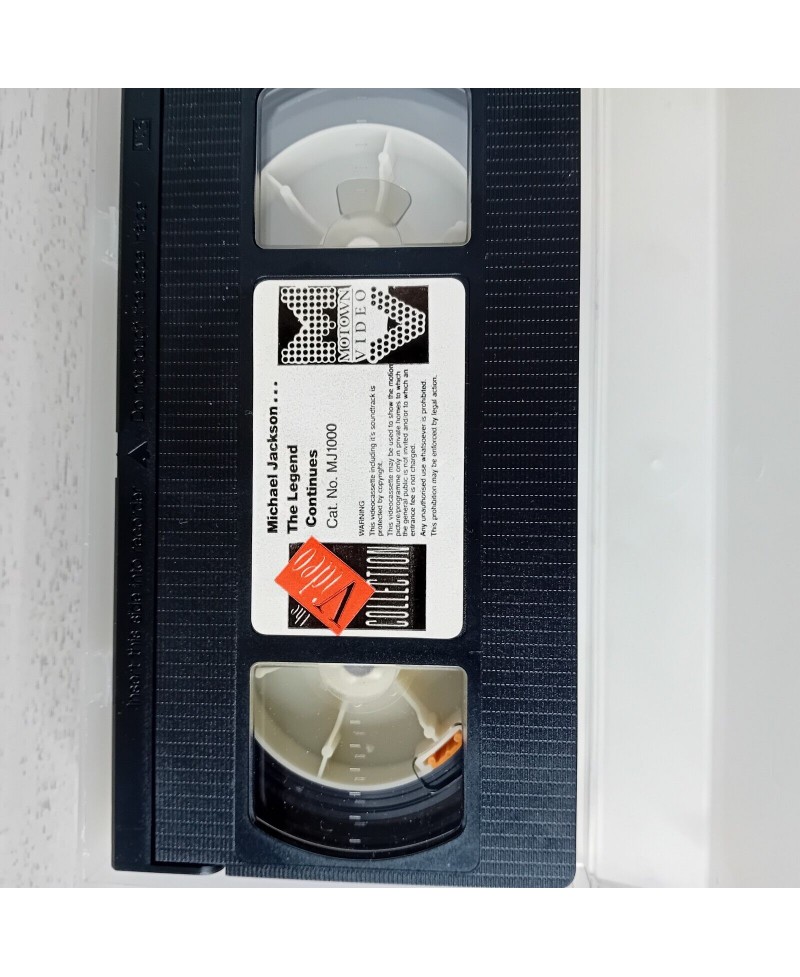 MICHAEL JACKSON THE LEGEND CONTINUES VHS TAPE - RARE RETRO MOVIE SERIES