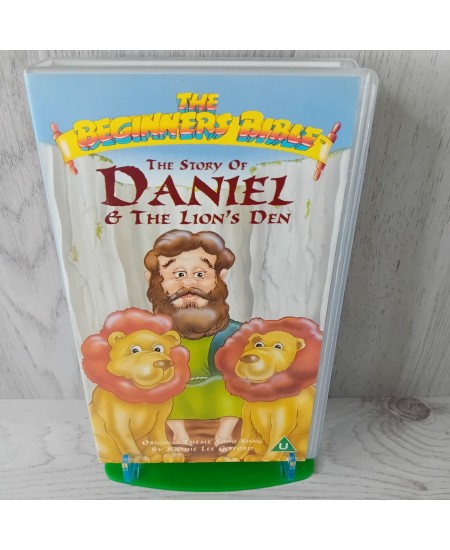 BEGINNERS BIBLE DANIEL & THE LIONS DEN VHS TAPE - RARE RETRO MOVIE SERIES