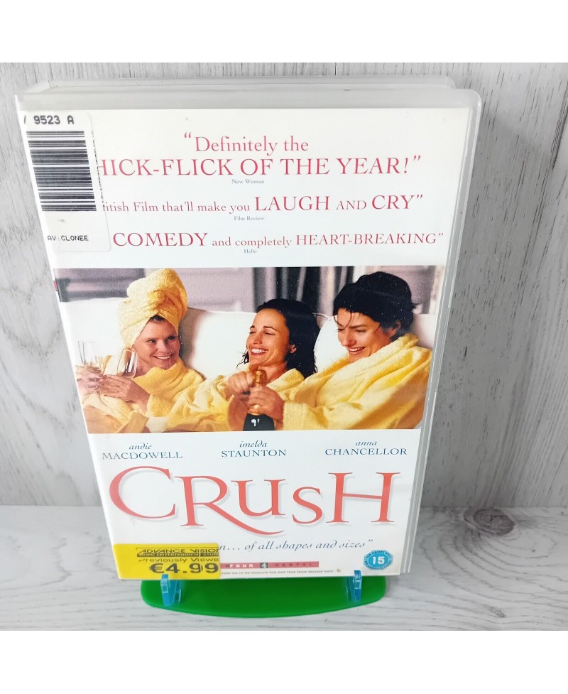 CRUSH BIG BOX VHS TAPE - RARE RETRO MOVIE SERIES